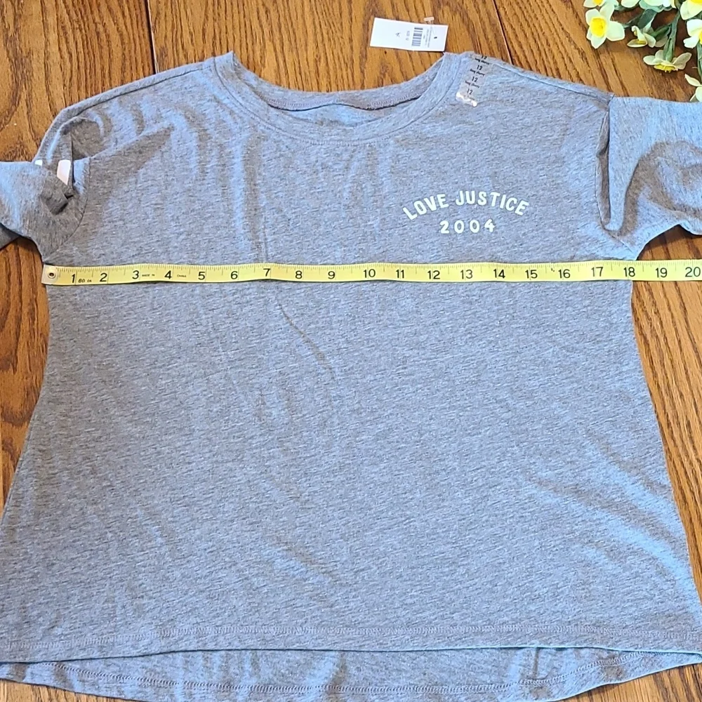 Justice NWT Long Sleeved Top - Girl's 12